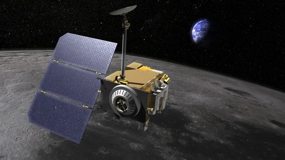 Lunar Reconnaissance Orbiter — Vue d’artiste
